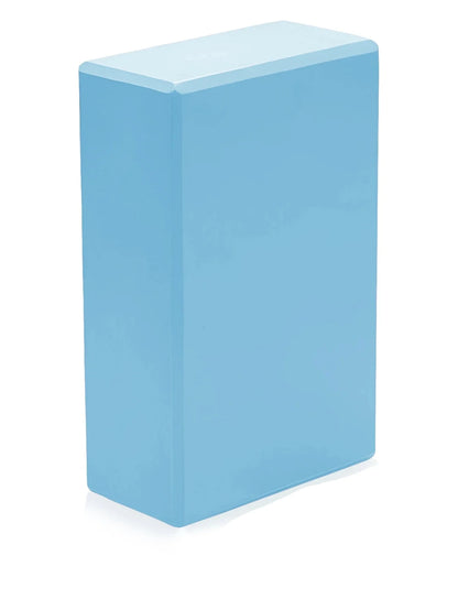 Yoga Blocks Foam Brick for Pilates and Fitness Training (Blue)