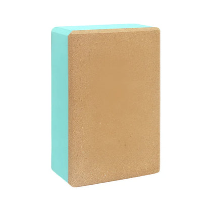 Yoga Block EVA and Cork Stretch Aid