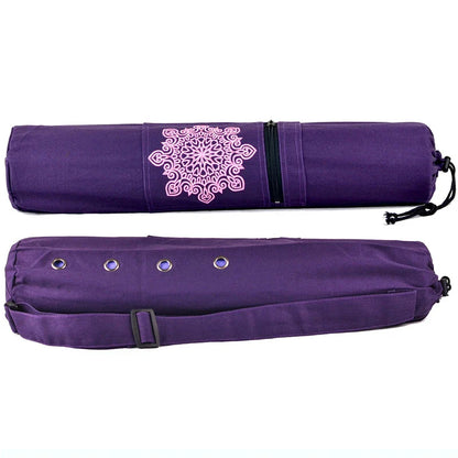 Canvas Yoga Mat Backpack with Adjustable Strap