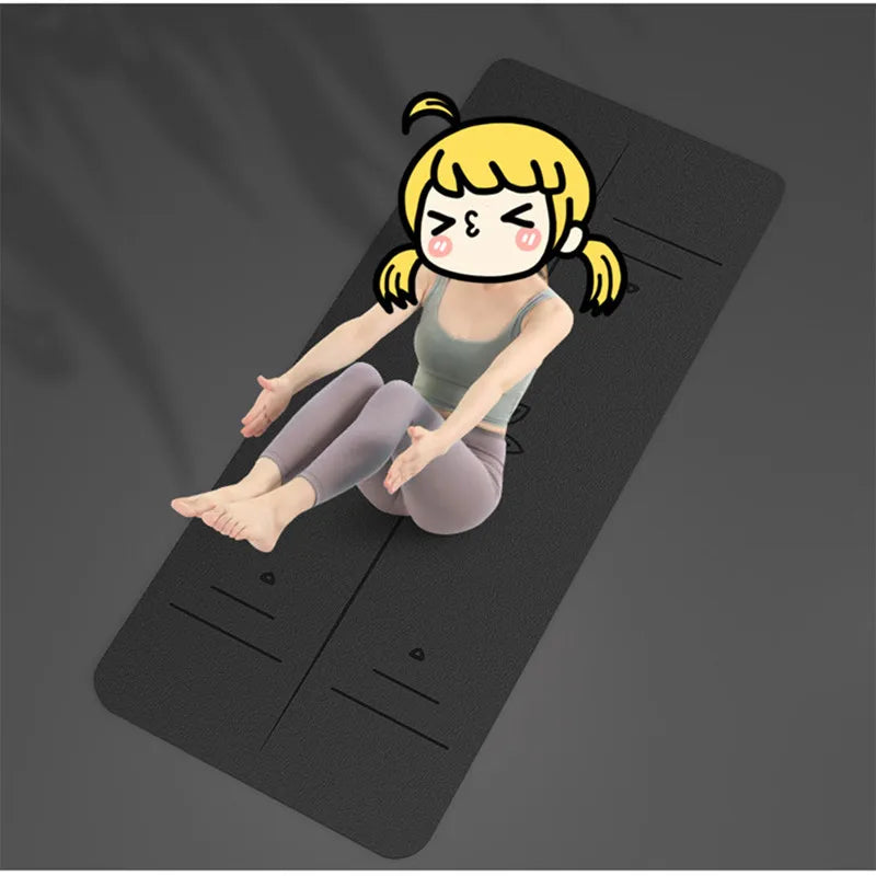 Foldable Non-Slip Rubber Yoga Mat