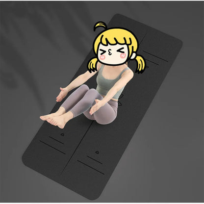 Foldable Non-Slip Rubber Yoga Mat