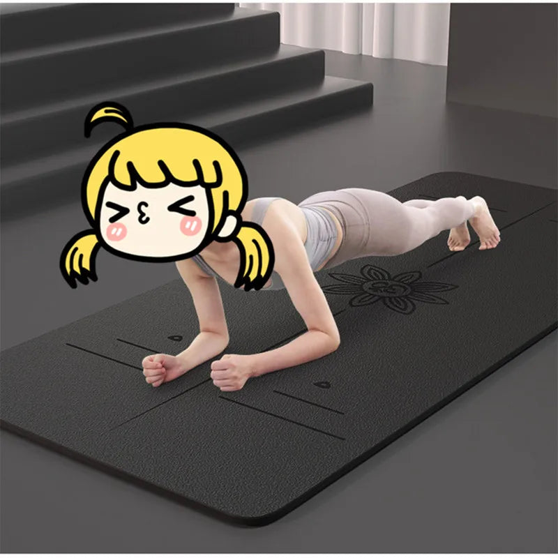 Foldable Non-Slip Rubber Yoga Mat