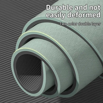 Non-Slip Yoga Mat with Carrying Strap