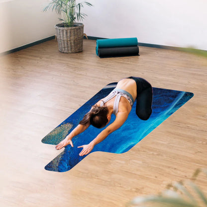 Non-Slip Pilates Reformer Mat Yoga Suede Rubber