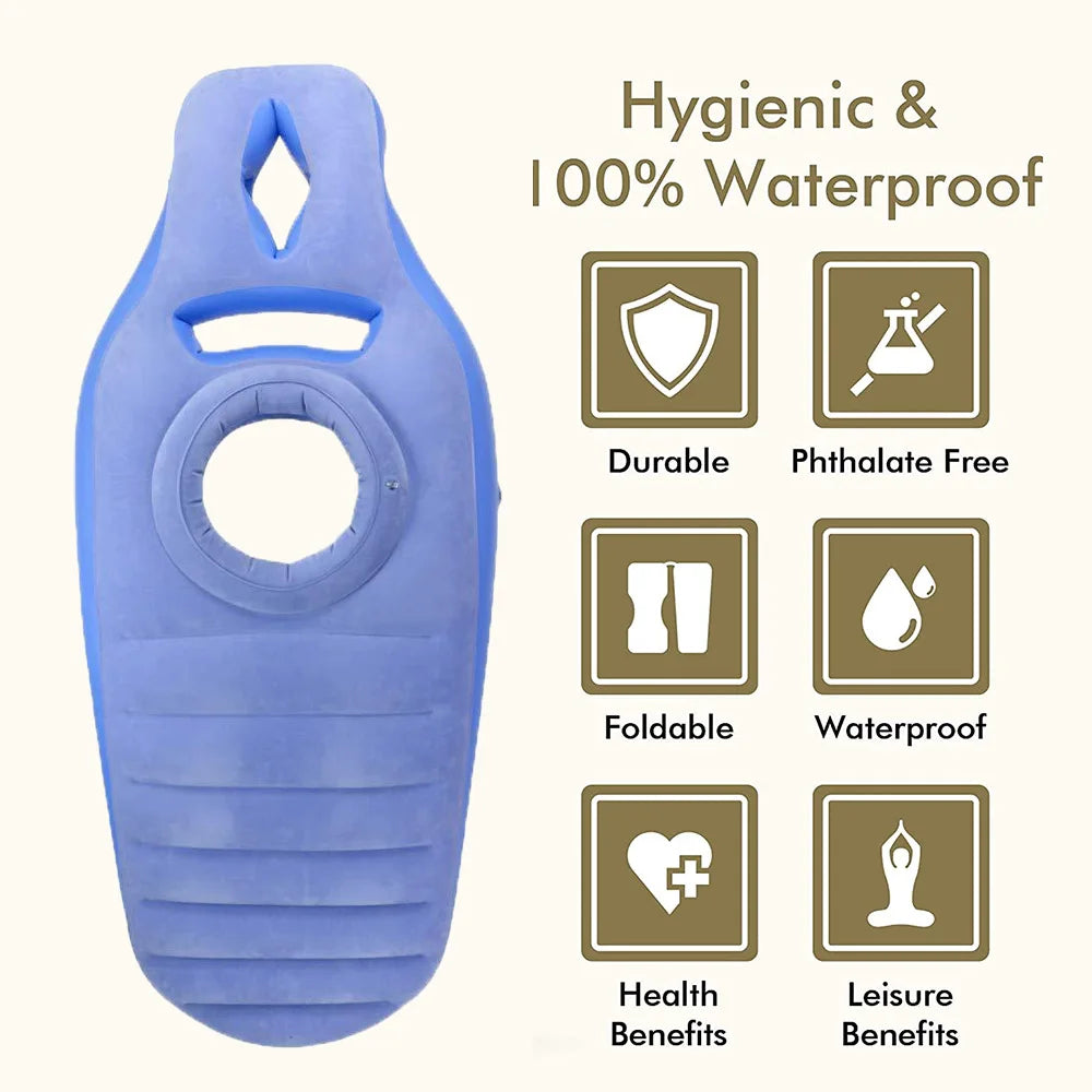 Flocking Air Mattress Yoga Mat for Pregnant Women