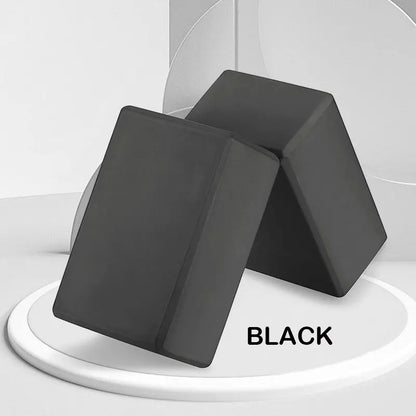 High-Density EVA Yoga Block for Fitness (Black)