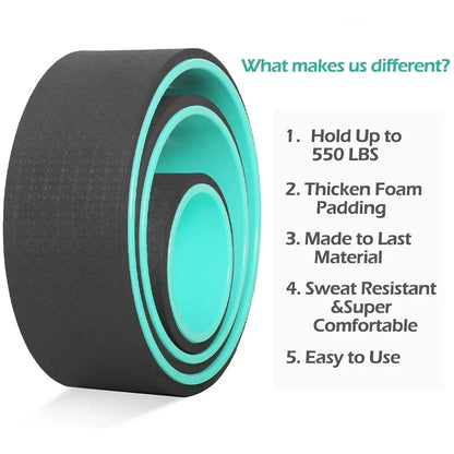 Comfortable Yoga Wheel & Durable Balance Accessory