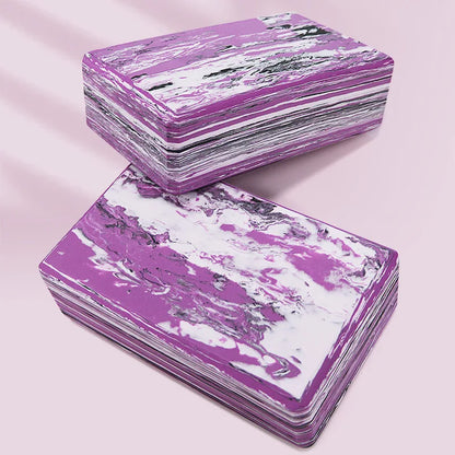 High-Density Camouflage Yoga Block (Purple)