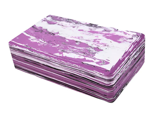 High-Density Camouflage Yoga Block (Purple)