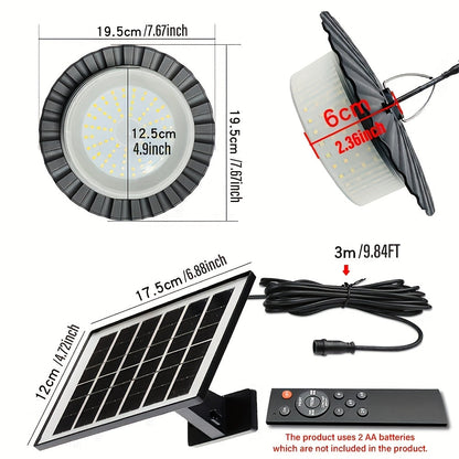 Solar Pendant Light with Motion Sensor