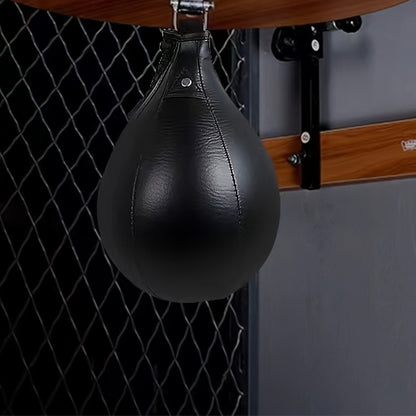 Pear-Shaped Boxing Speed Ball - Hanging Punching Bag(Black)