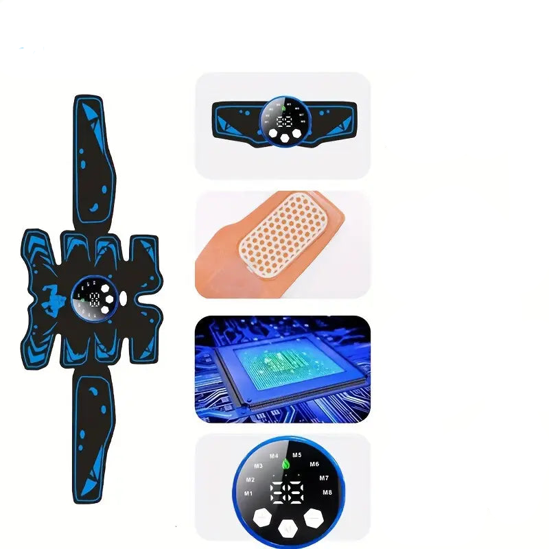 Abdominal Muscle Stimulator Trainer with 6 Modes and 19 Intensity Levels
