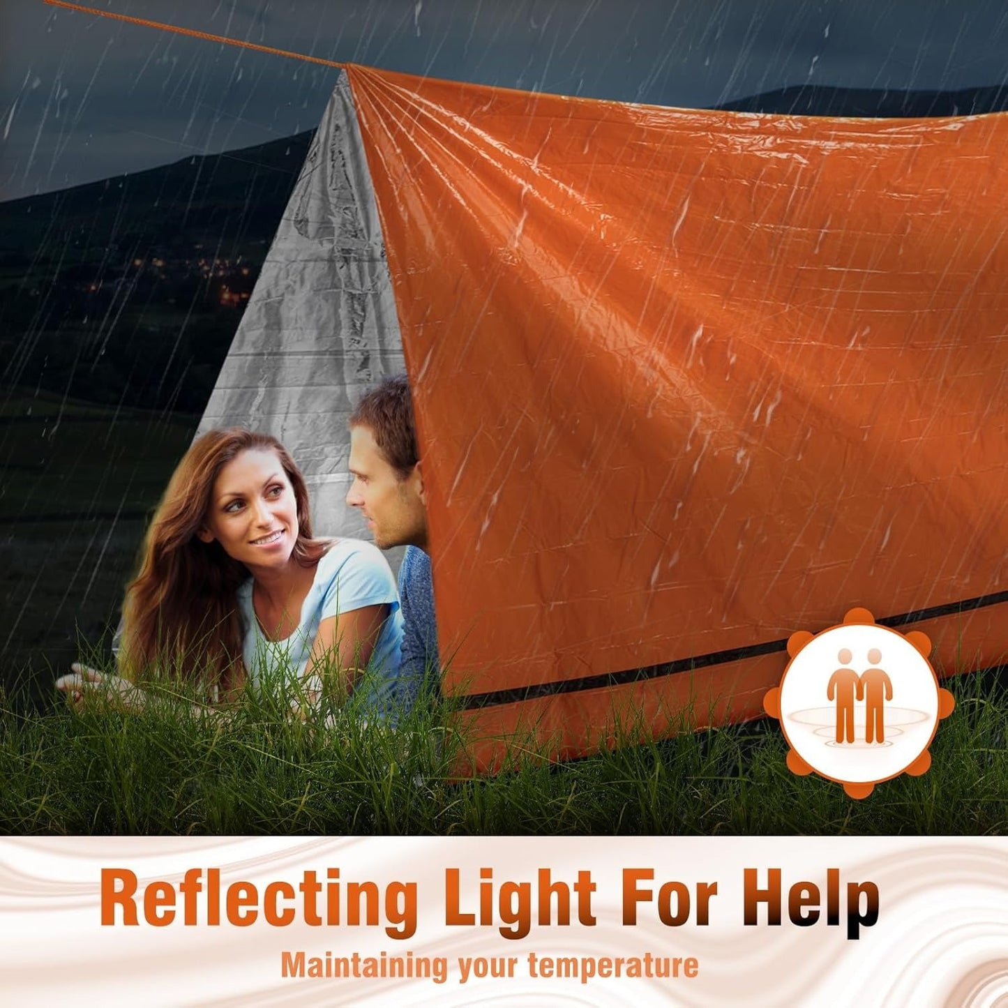 Survival Tent Kit for Outdoor Camping