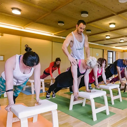 1pc Premium Yoga Chair Stand - Comfortable Padded Headstand Trainer