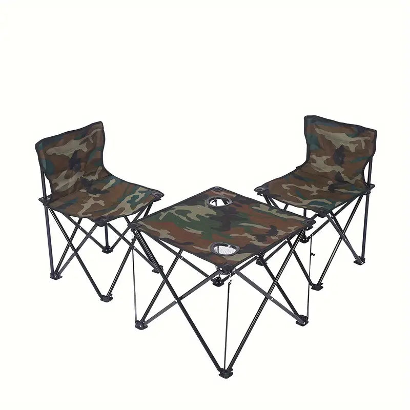 3-Piece Folding Table and Chair Set