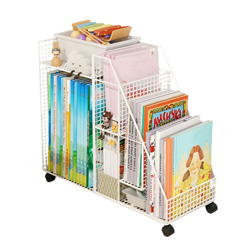 Mobile Storage Cart with Wheels for Desk Organization