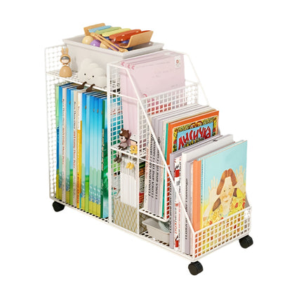 Mobile Storage Cart with Wheels for Desk Organization