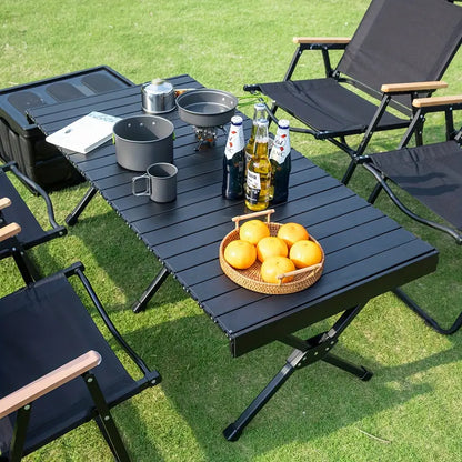 Portable Aluminum Folding Table with Carrying Bag