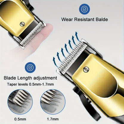 3pcs Men's Electric Hair Clippers Kit