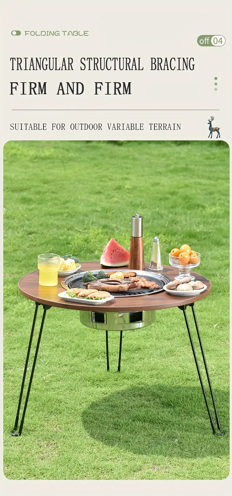 Portable Folding Stove Table - Your Ultimate Camping Companion