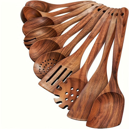 Teak Non-Stick Heat Resistant Cookware Set (10pcs)