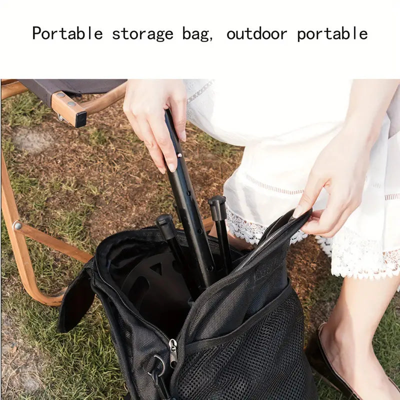 Portable Multifunctional Aluminum Alloy Tripod Table - Adjustable & Foldable