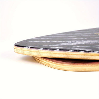 Wooden Balance Board Core Trainer for Home Fitness