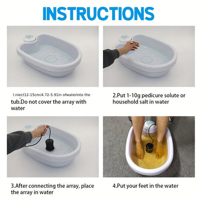 Foot Bath Spa Machine Tub(White)