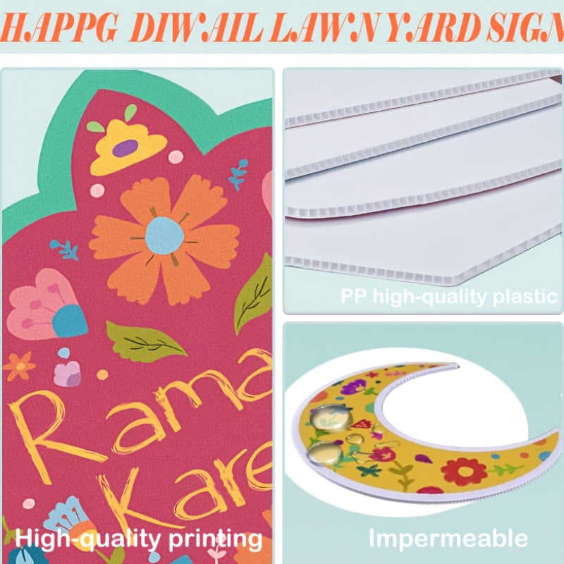 8-Pack Ramadan Garden Stakes Outdoor Lawn Signs