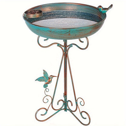 Bird Bath with Feeder Pedestal