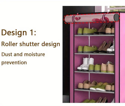 Step up your home organization game with this 10-tier shoe rack