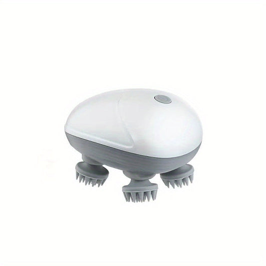 Octopus Scalp Massager - Electric Head Massager(Silvery White)