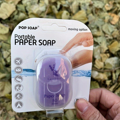 Paper Soap for Travel & Camping (50pcs)