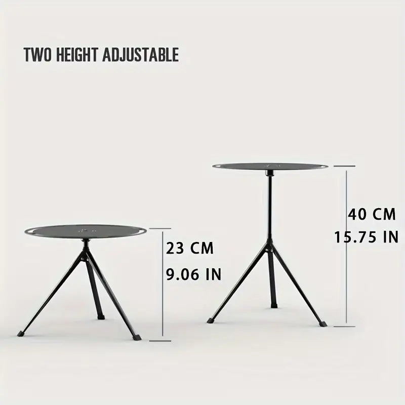 Adjustable Height Telescopic Outdoor Tripod Folding Table