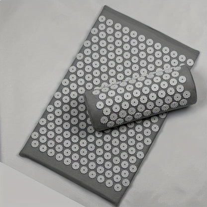 3PCS Yoga Acupressure Massage Mat Set(Dark Gray)