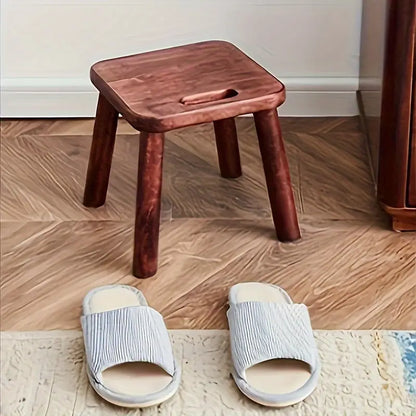 Handcrafted Walnut Photography Stool - Charming Creative Posing Prop