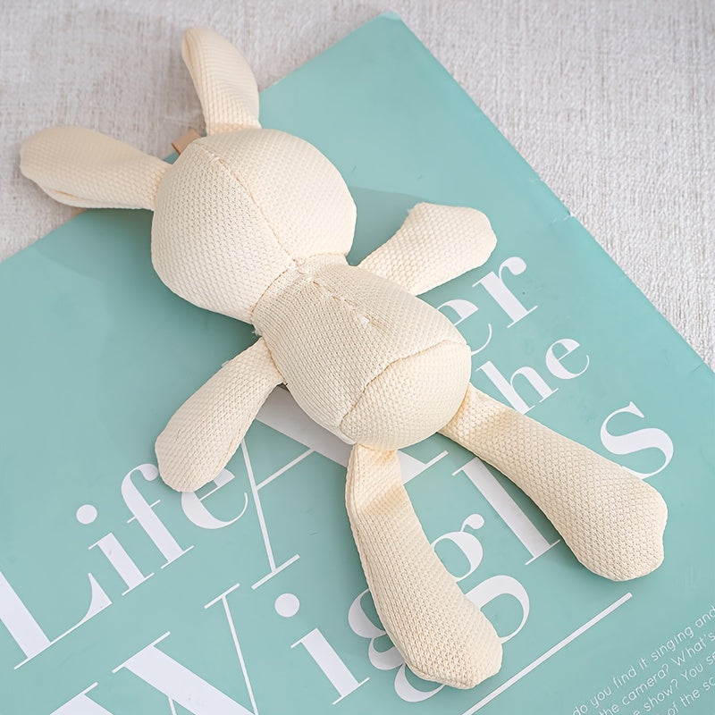 3-Piece Adorable Plaid Wishing Rabbit Dolls