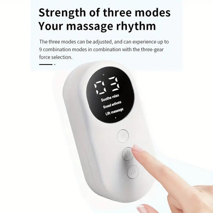 Electric Leg Massager - Cordless Calf Air Compression Massager with Heat