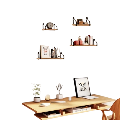 Bringing rustic charm to your walls with this exquisite floating shelf