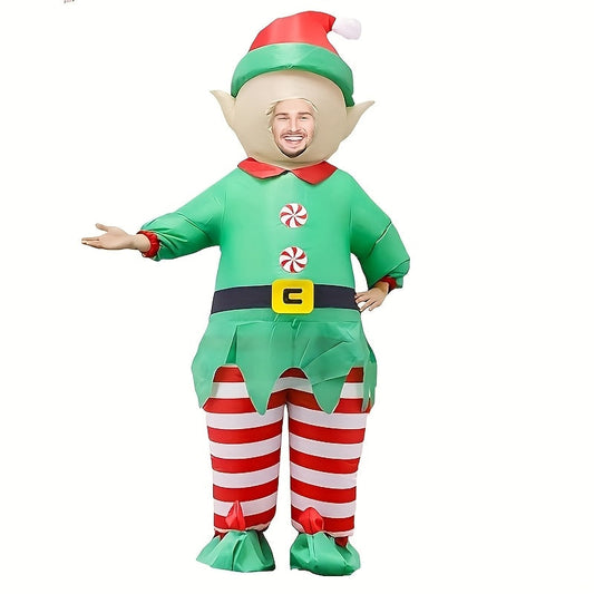 Christmas Elf Costume Adult Party Cosplay