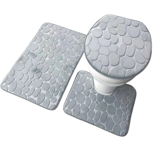 3pcs Ultra Soft Bathroom Rugs Bliss