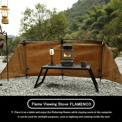 Camping Stove with Glass Window