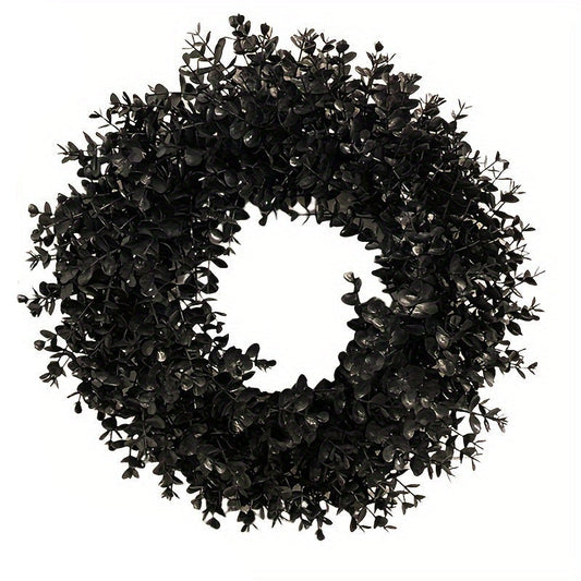 Halloween Black Wreath Door Wall Fence Decor