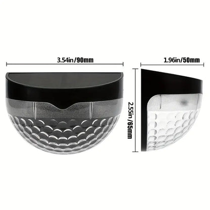 Illuminate Your Holidays: 4-Pack Solar Fence Lights for Festive Deck Decoration