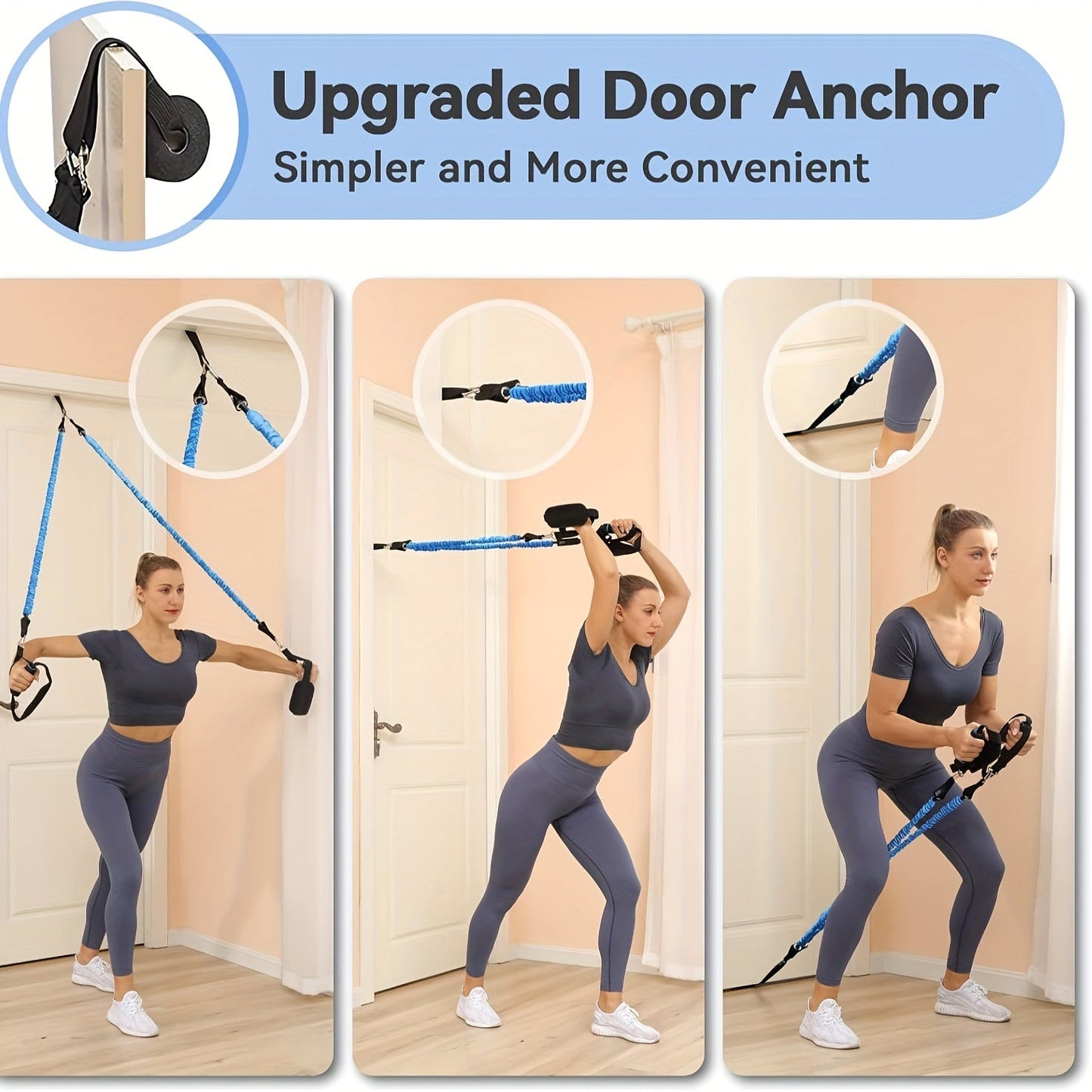 Heavy Tension Resistance Bands Kit for Home Workouts