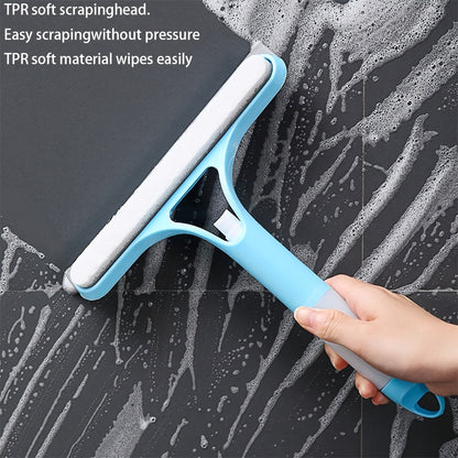 Multi-Functional Glass Cleaning Tool with Sprinkle