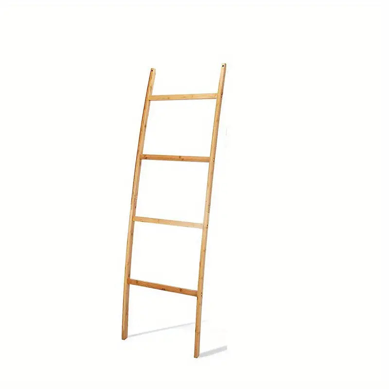 Ladder Style Storage Rack - Space Saving Towel and Blanket Organizer