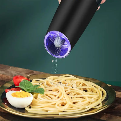 Spice up your life with the Gravity Electric Pepper and Salt Grinder Set