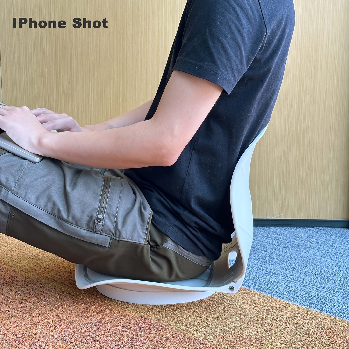 Lumbar Support Cushion Folding Rotatable Back Pillow