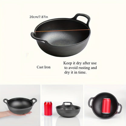 Pre-Seasoned Cast Iron Skillet with Dual Handles